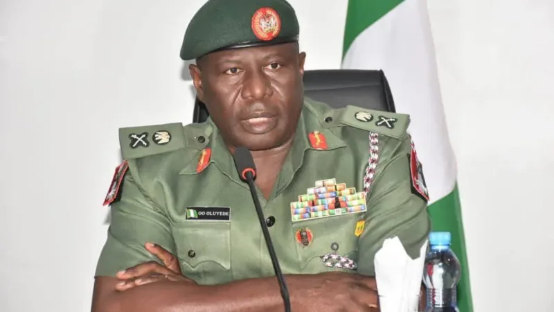 BREAKING: Tinubu Appoints Major General Oluyede As Acting Chief Of Army Staff