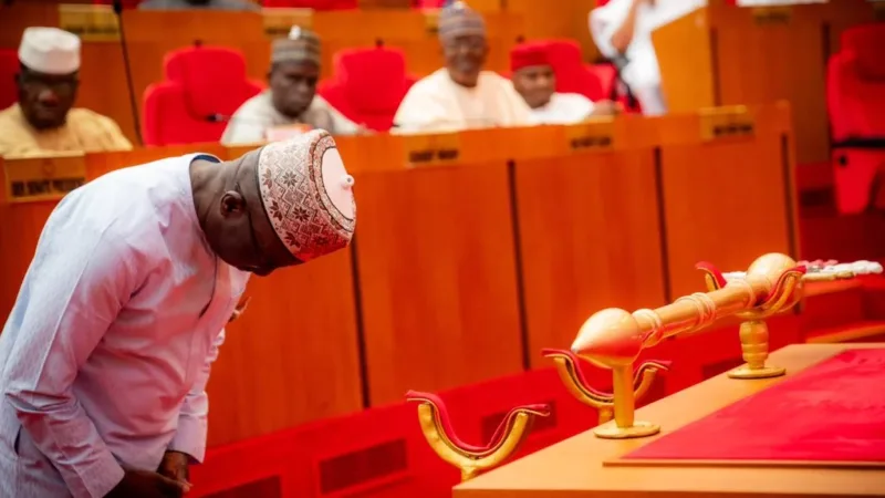 Senate: Akpabio Declares Governor Okpebholo’s Seat Vacant