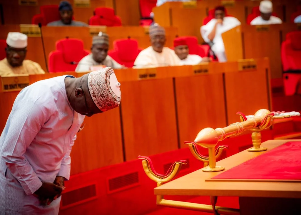 Senate: Akpabio Declares Governor Okpebholo’s Seat Vacant